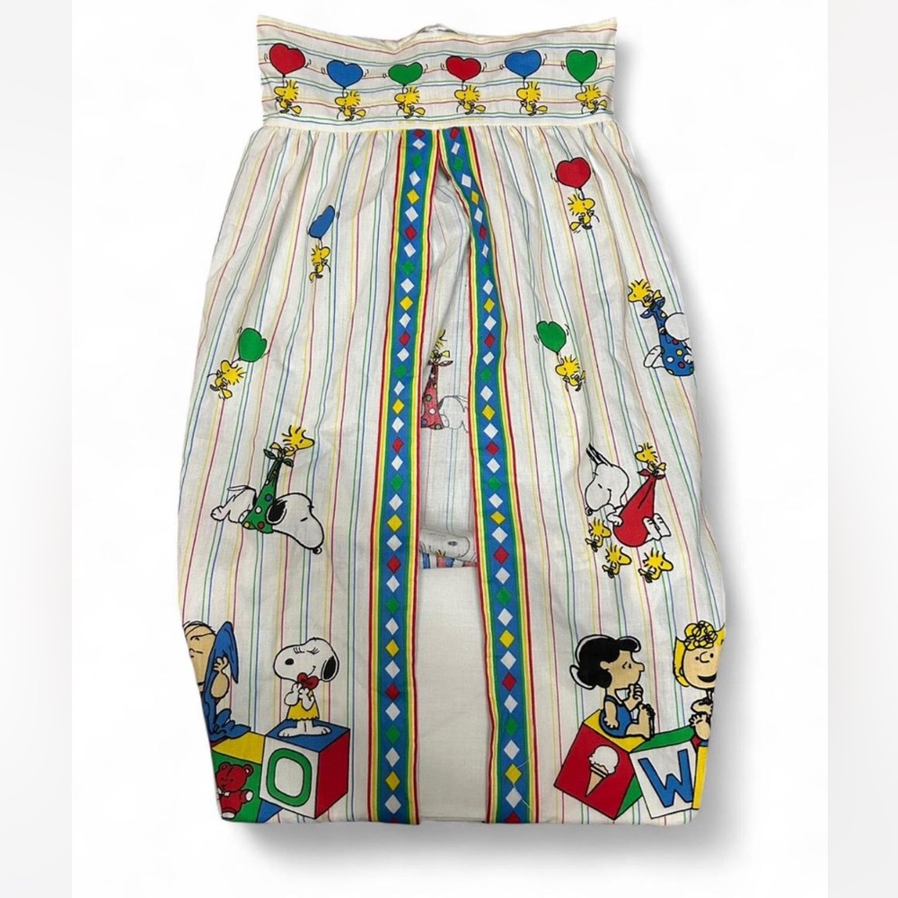 Vintage 70’s-80’s Peanuts Snoopy & Woodstock cotton BR Clothes Hanger Diaper Bag